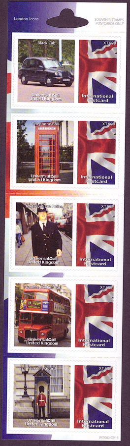 (image for) UK0003 London Icons Universal Mail Stamps Dated: 05/18